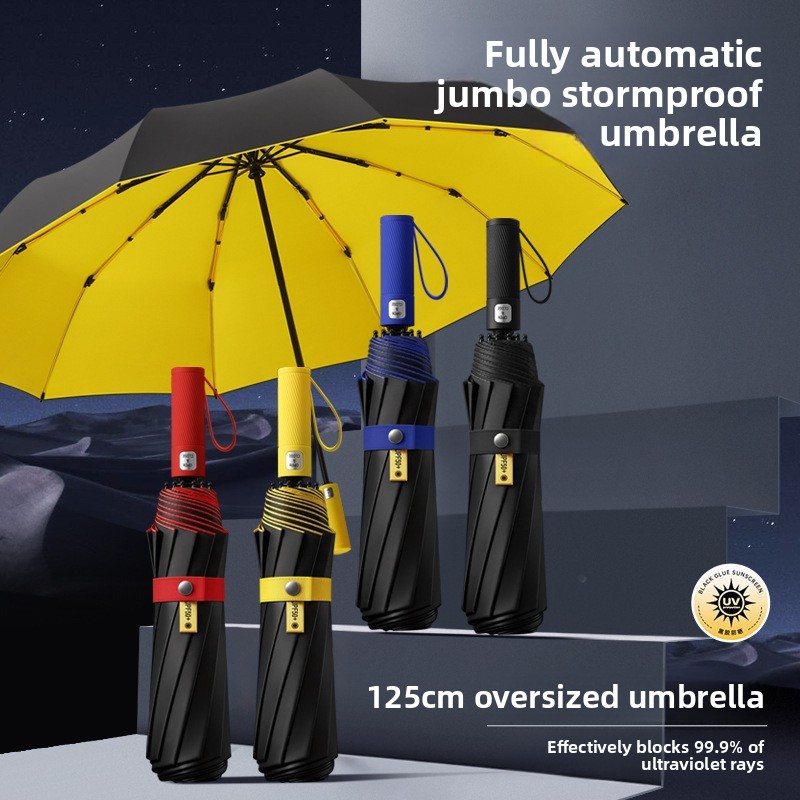 125CM Triple Fold Double Layer - Golf Umbrella Large ulasan dan harga