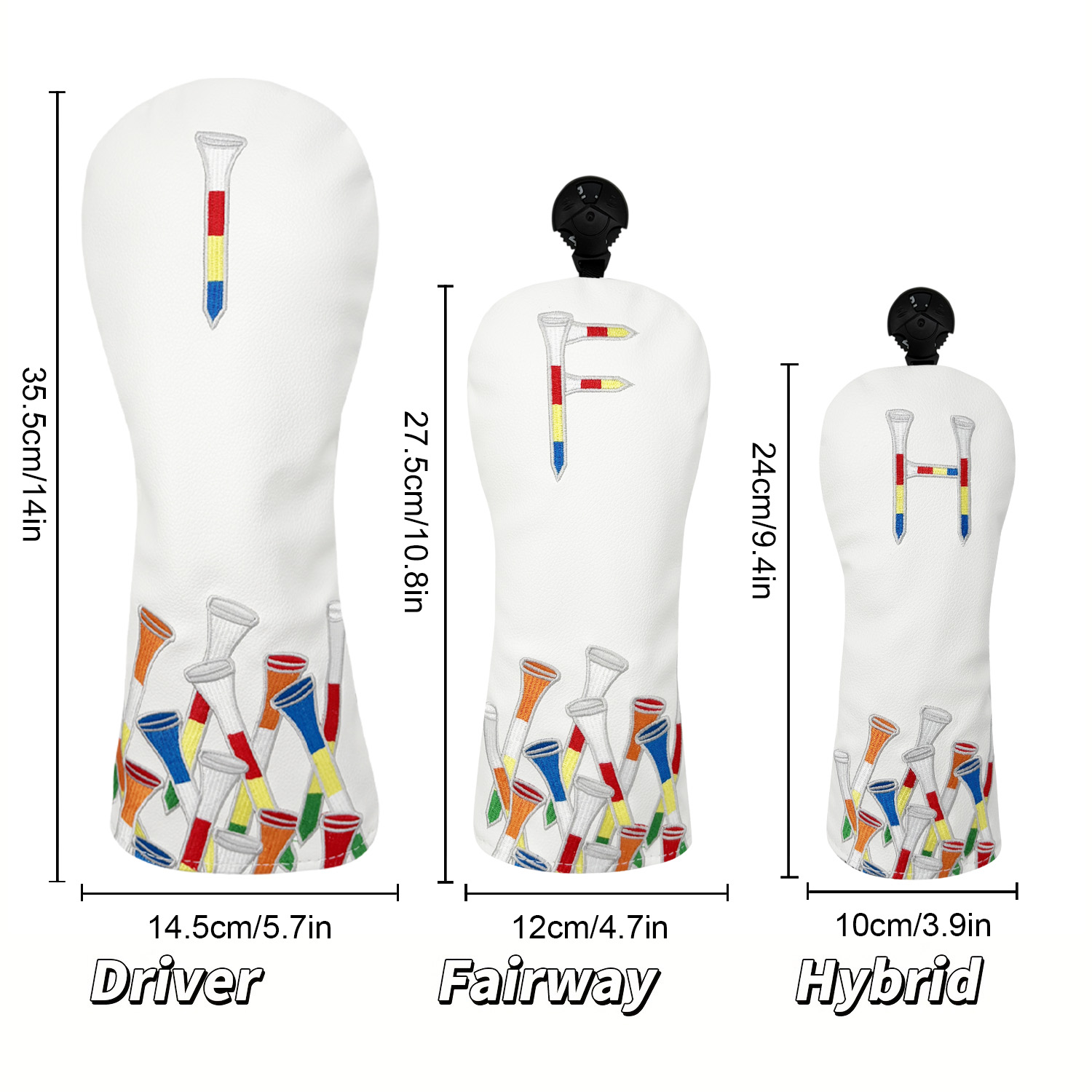 Golf Tee Alphabet Embroidery G - Golf Driver ulasan dan harga